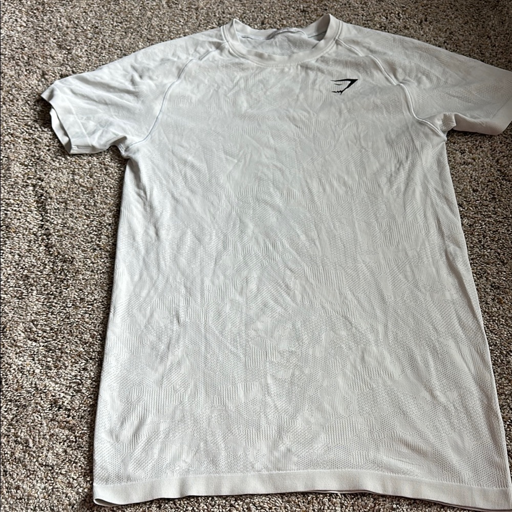 Gymshark White Short Sleeve Tee